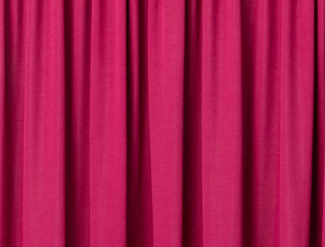 Fuchsia Spandex Stretch Drape Curtains