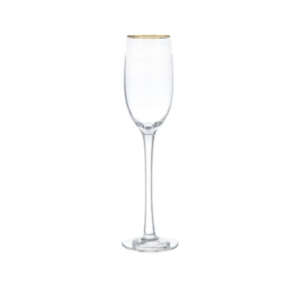 Gold Rimmed Champagne