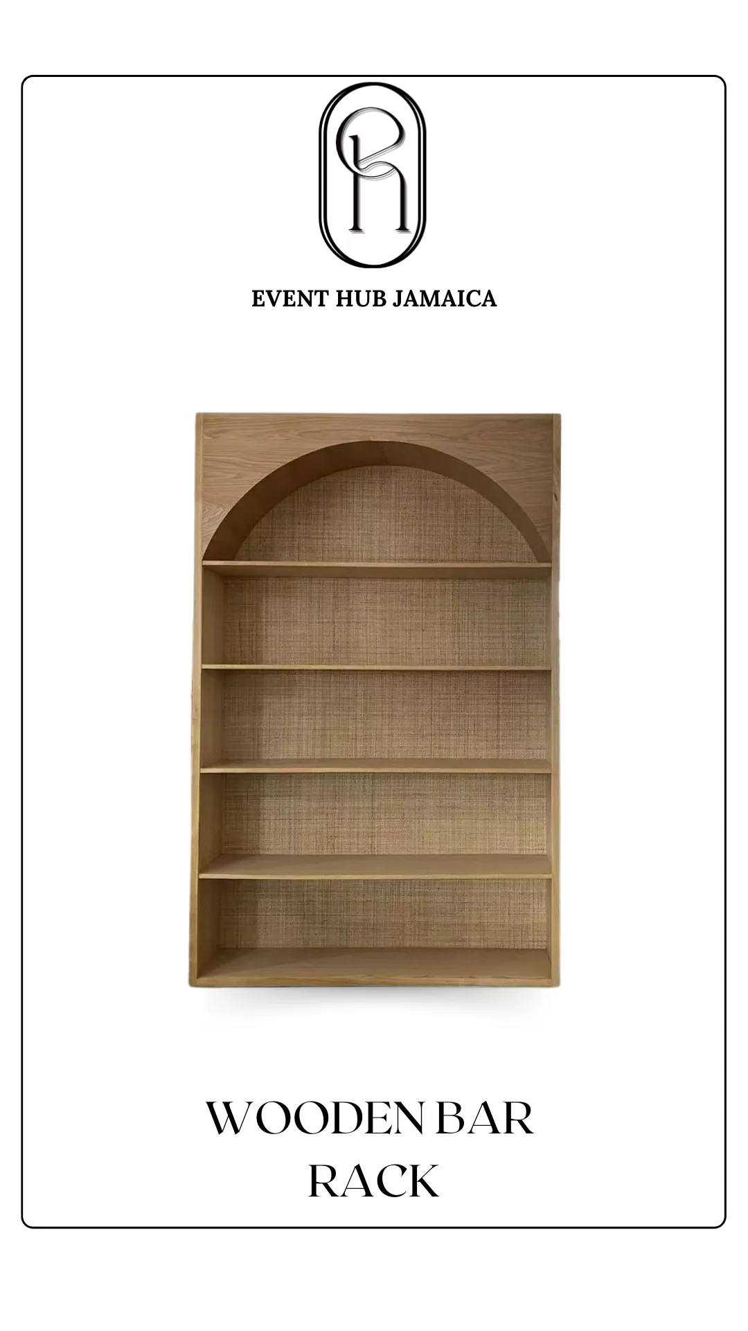 Wooden Bar Rack