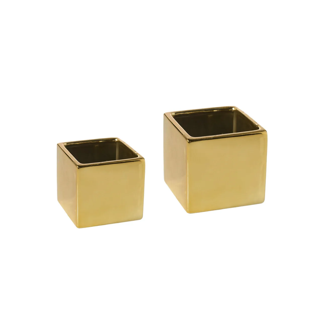 Gold Flower Vase