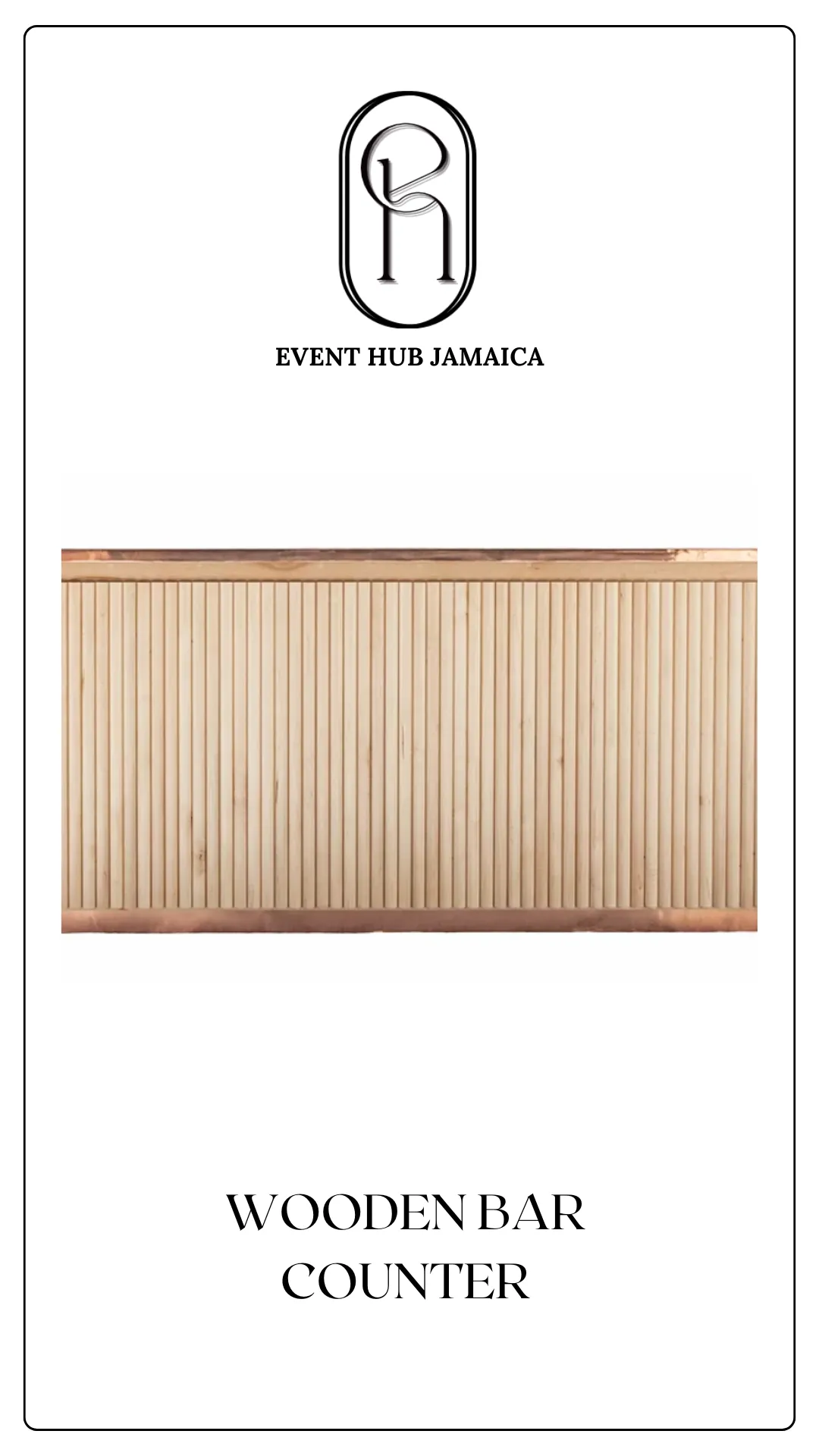 Wooden Bar Counter