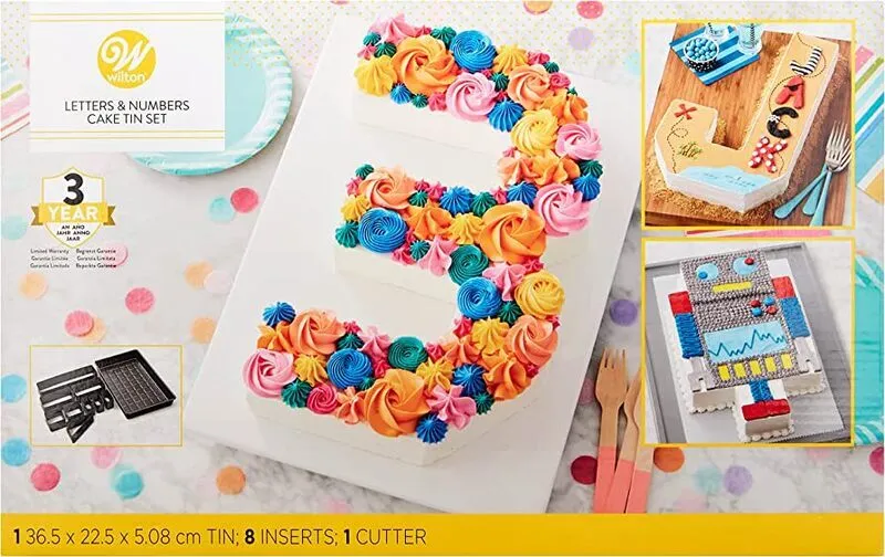 Wilton Letters & Numbers Cake Tin
