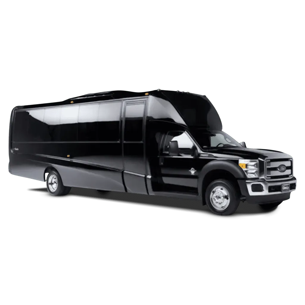 Black Limo Bus
