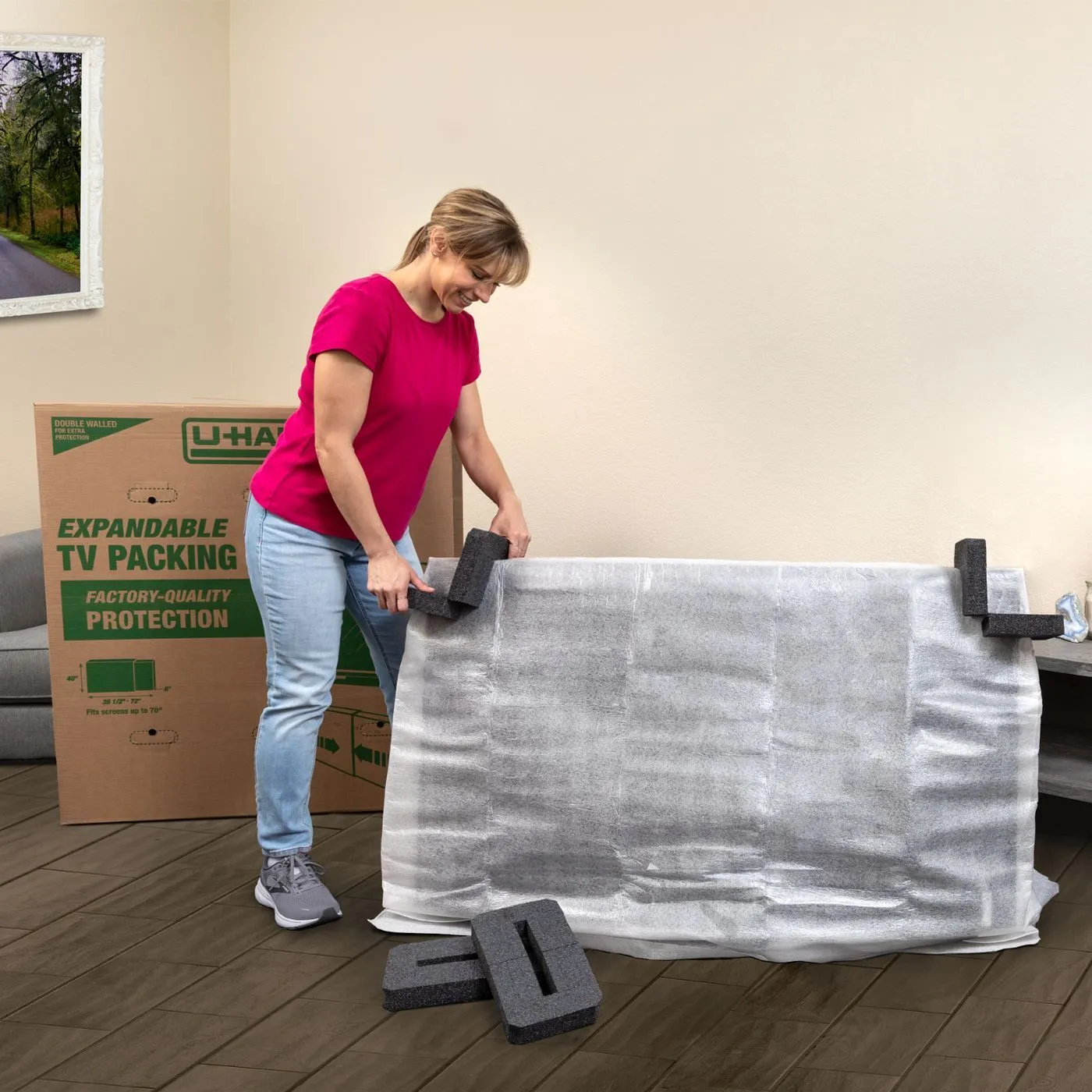 Uhaul Flat Panel TV Box - 40"