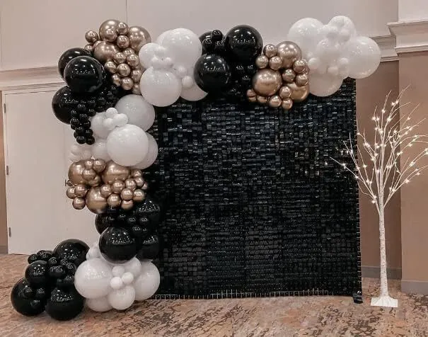 Black Shimmer Wall