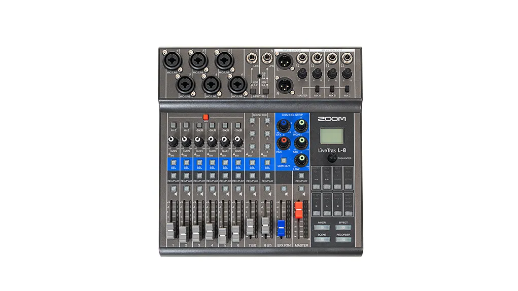 ZOOM LIVETRAK L-8