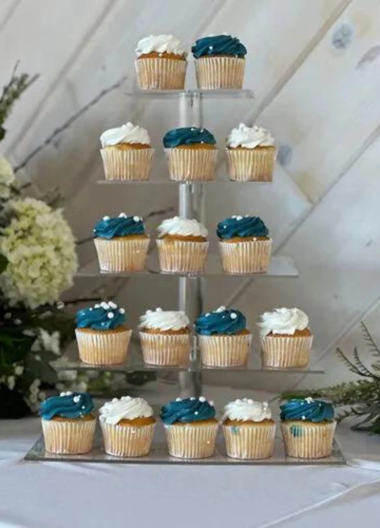 Acrylic Tiered Stand Wedding Rentals & Decor Borrowed & Blue