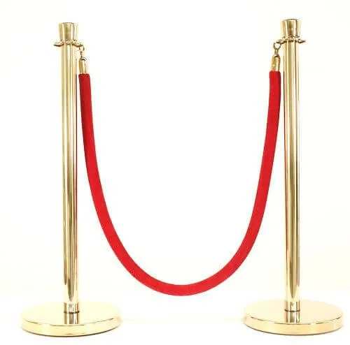 Gold Stanchions and Red Carpet