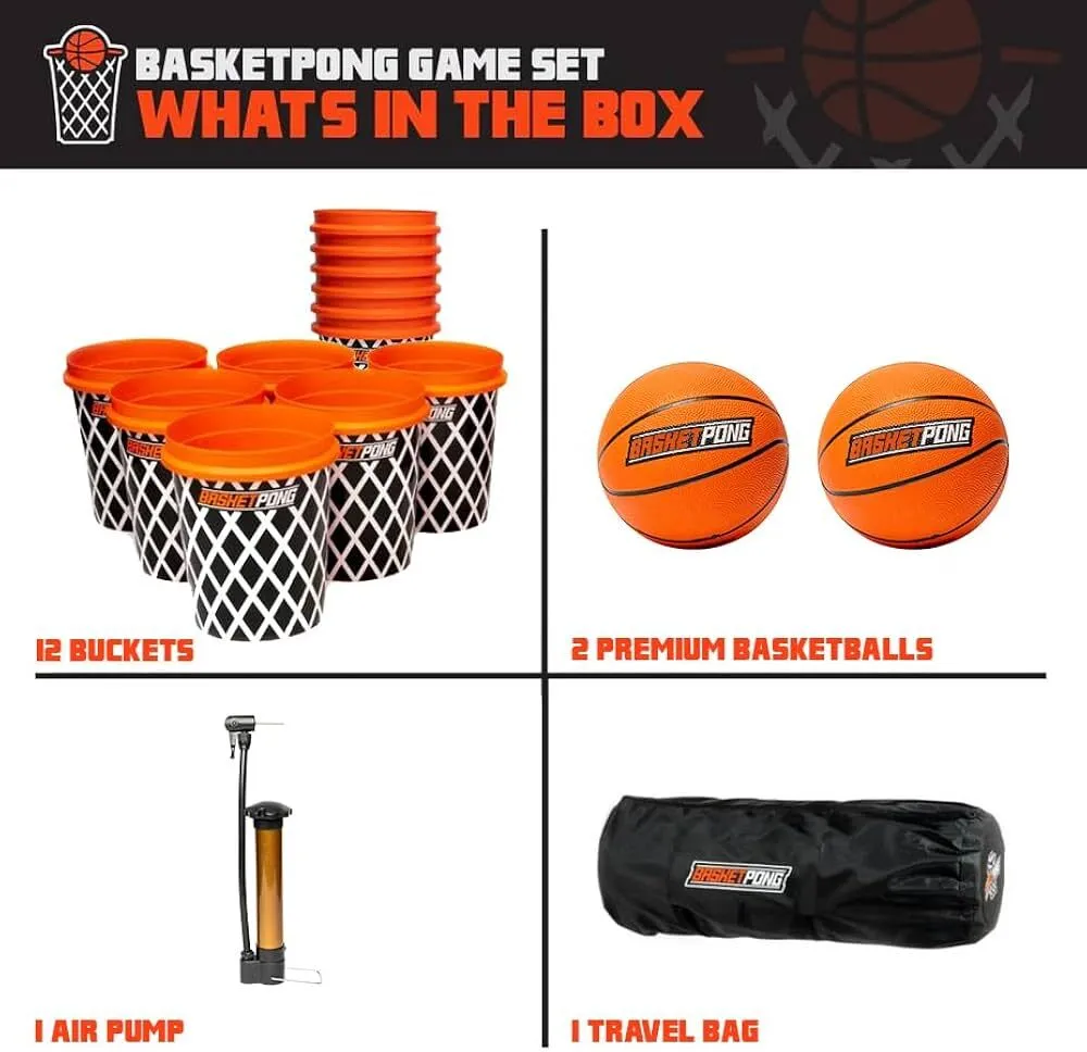 BasketPong Giant Yard Pong