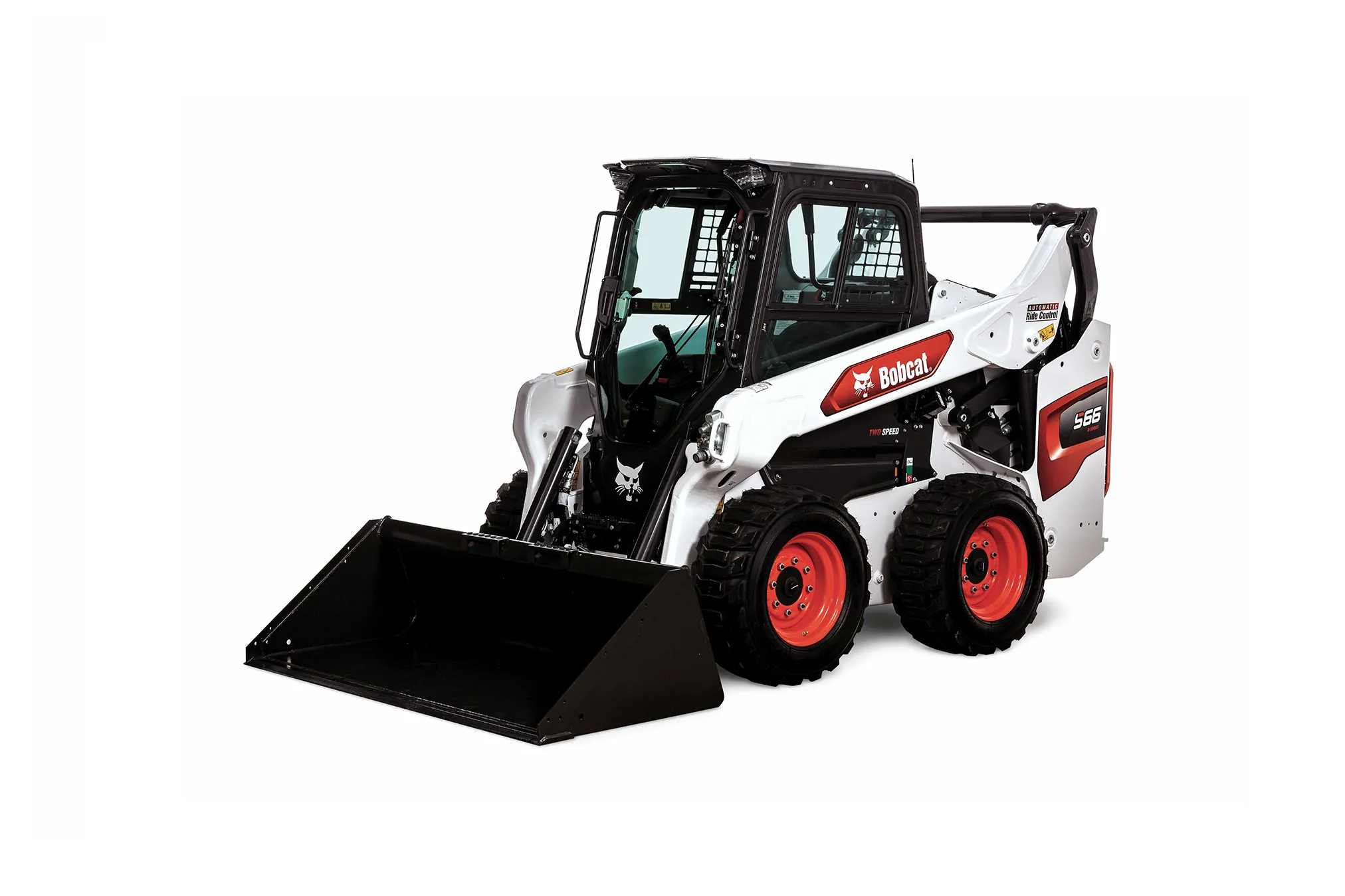 BOBCAT S66 SKIDSTEER LOADER WITH 68" HEAVY DUTY BUCKET ATTACHMENT