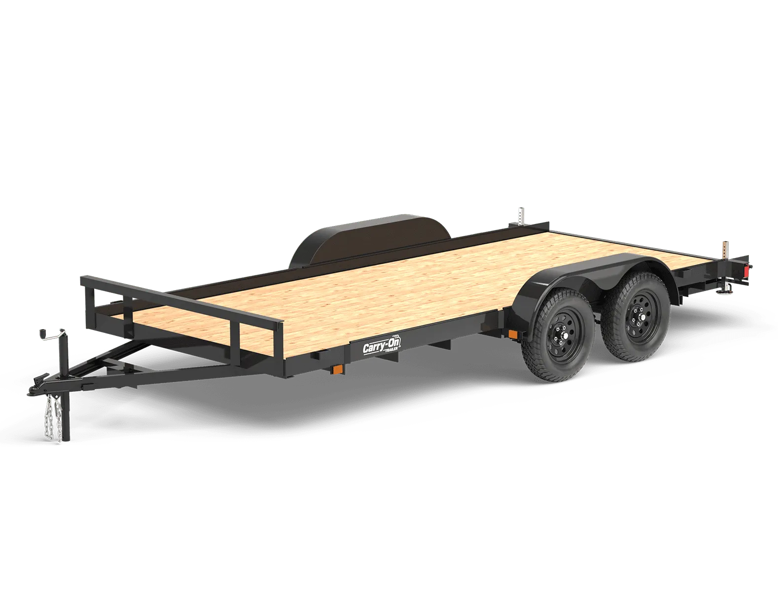 BIGB 7x18 10K CAR HAULER WITH 12K WINCH