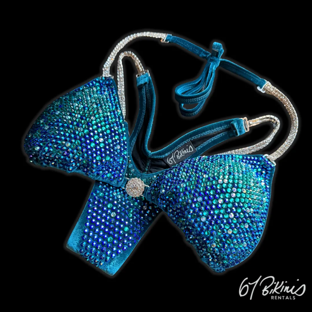 Luxe Teal Ombre