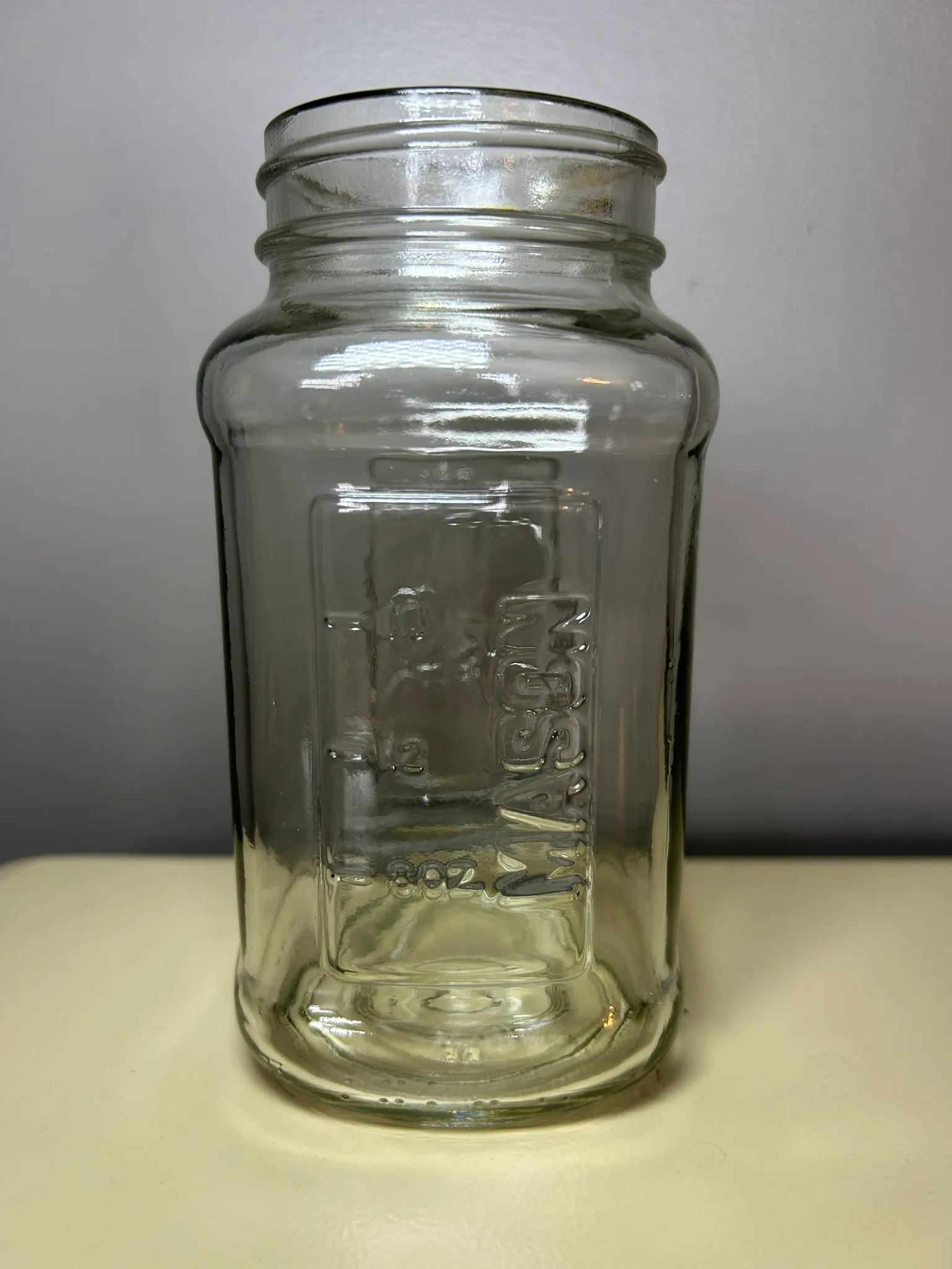 Large Square Jar