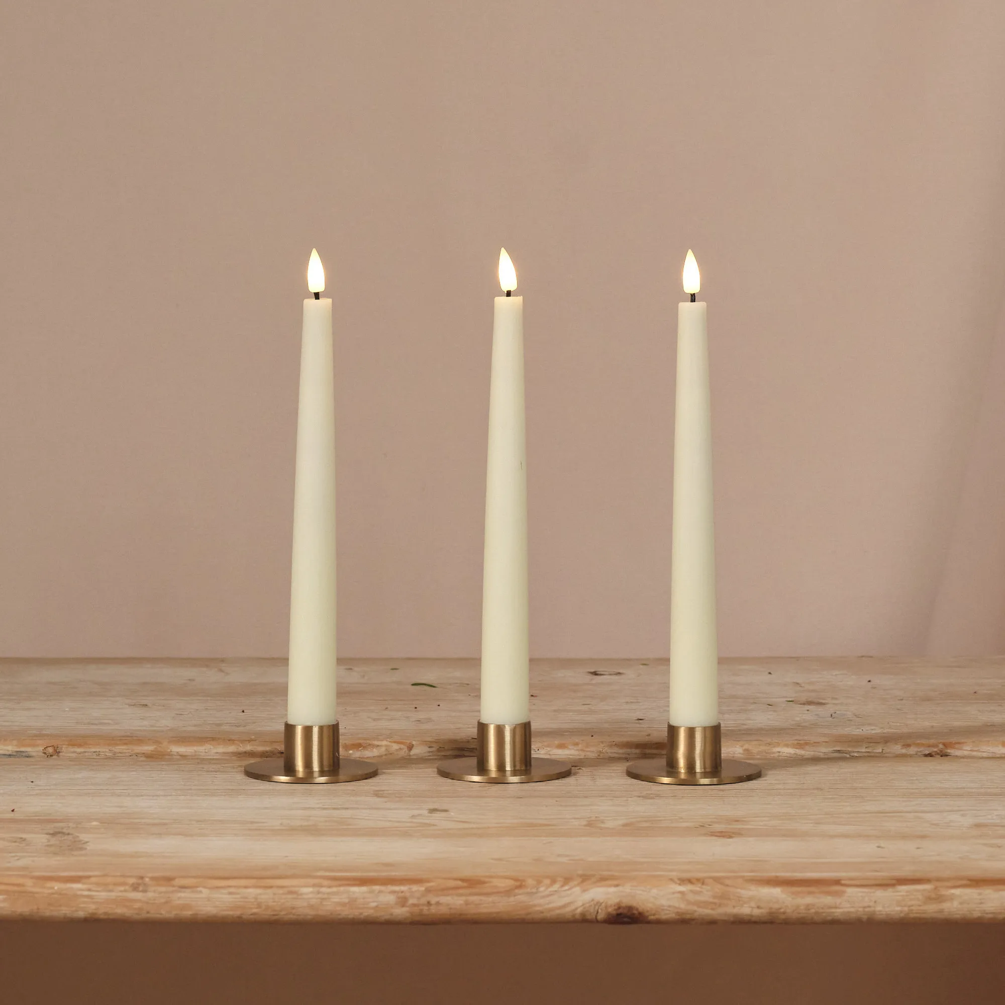 LED taper candlesticks