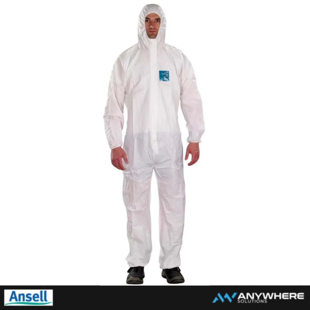ANSELL - Standard 1800 Disposable Coverall (White)