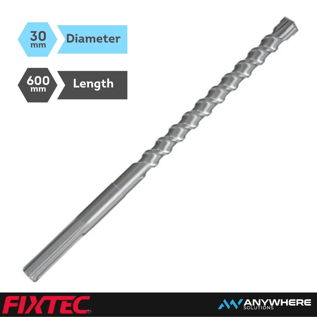 FIXTEC - SDS MAX Hammer Drill Bit (30mmx600mm)