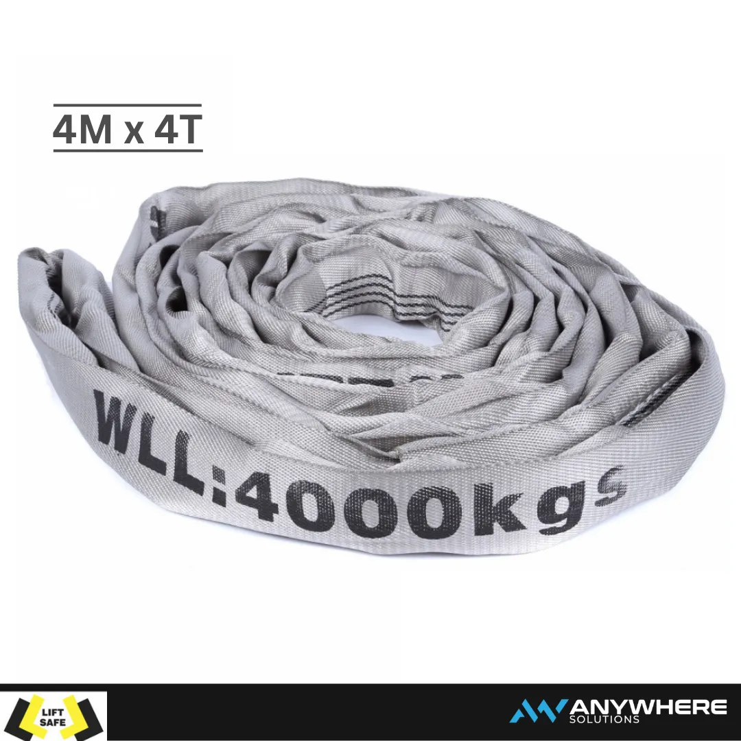 LIFT SAFE - Round Sling 4M - 4 Tonne Capacity