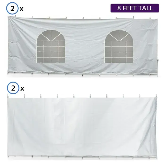 20 x 20 Marquee walls