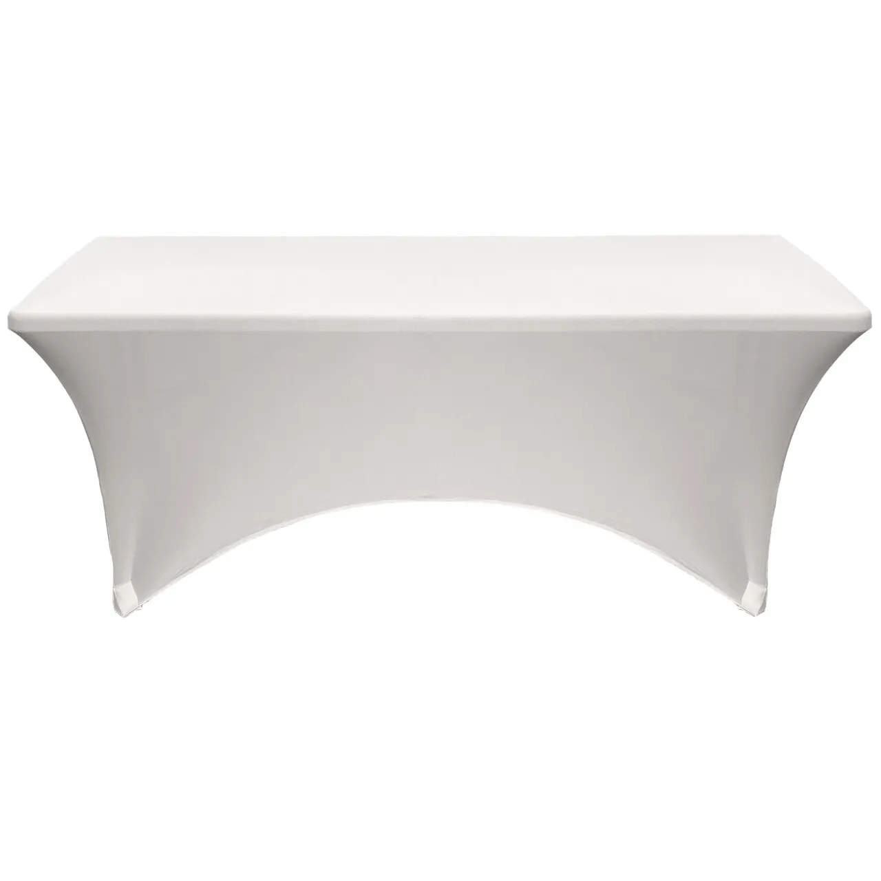 White Spandex Table Cover