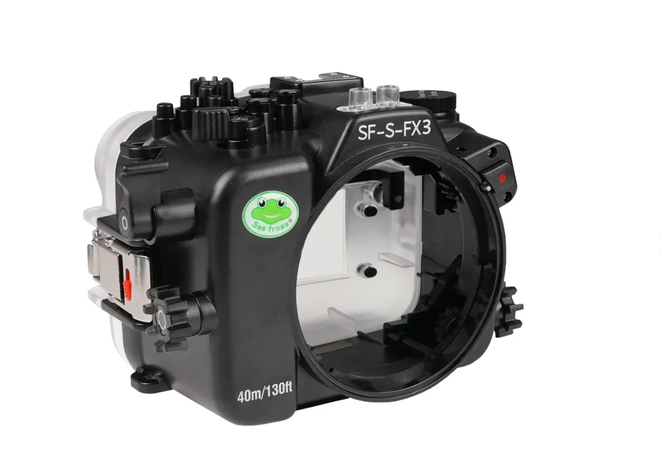 Underwater housing SONY FX3 /Glass flat short port 40M/130FT Seafrogs