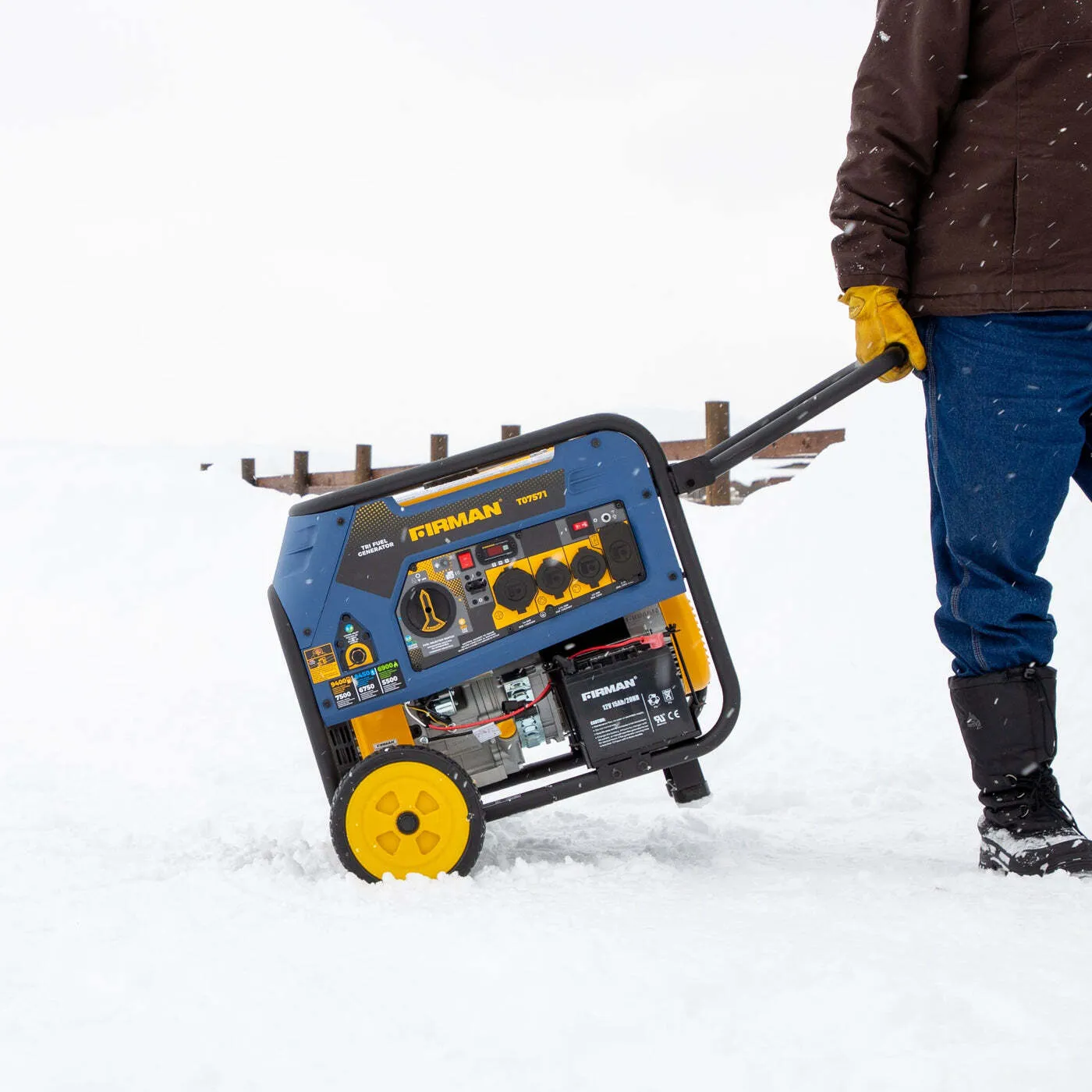 9400W Peak Tri Fuel Generator