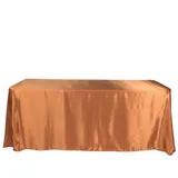 Satin Rectangular 90"x132" Tablecloth