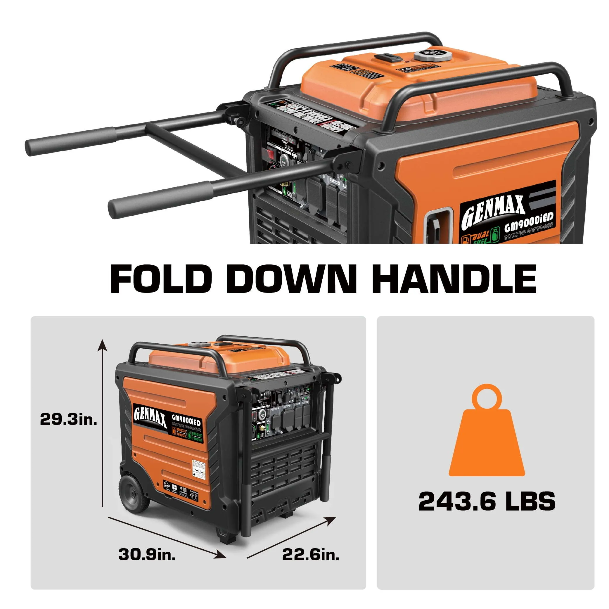 Genmax 9000w Dual Fuel Generator