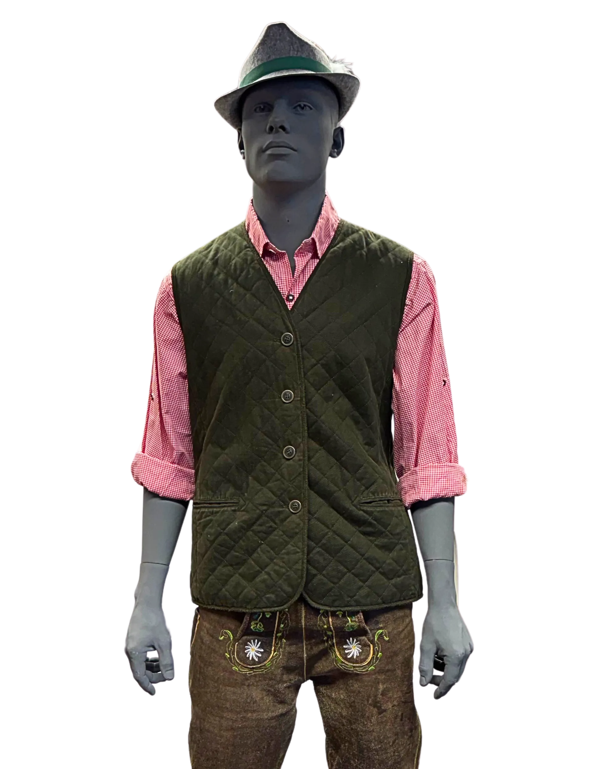 Oktoberfest Vest Groen maat 52/54 | Huur