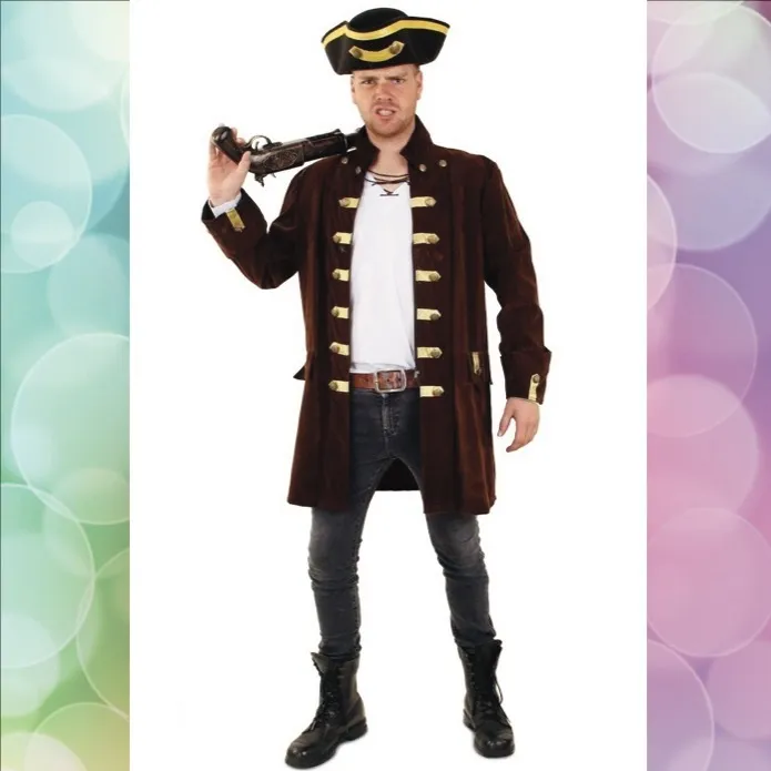 Steampunk jas piraat heren huren