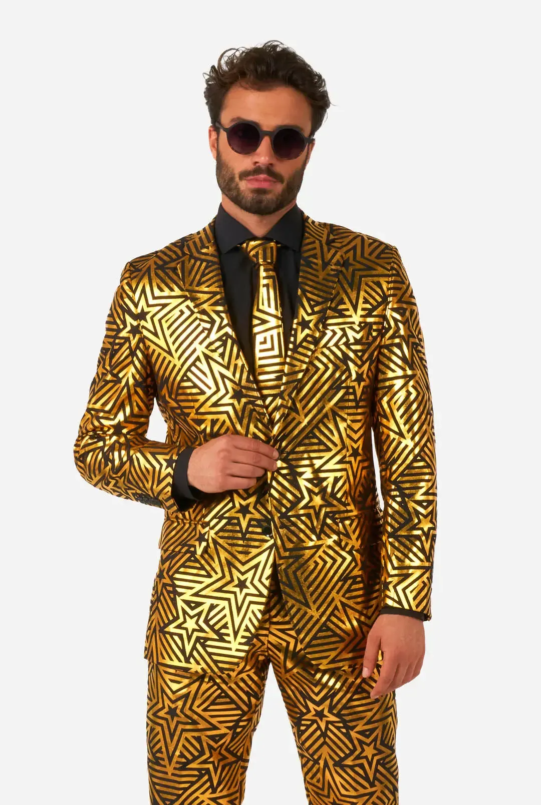 Gouden kostuum huren