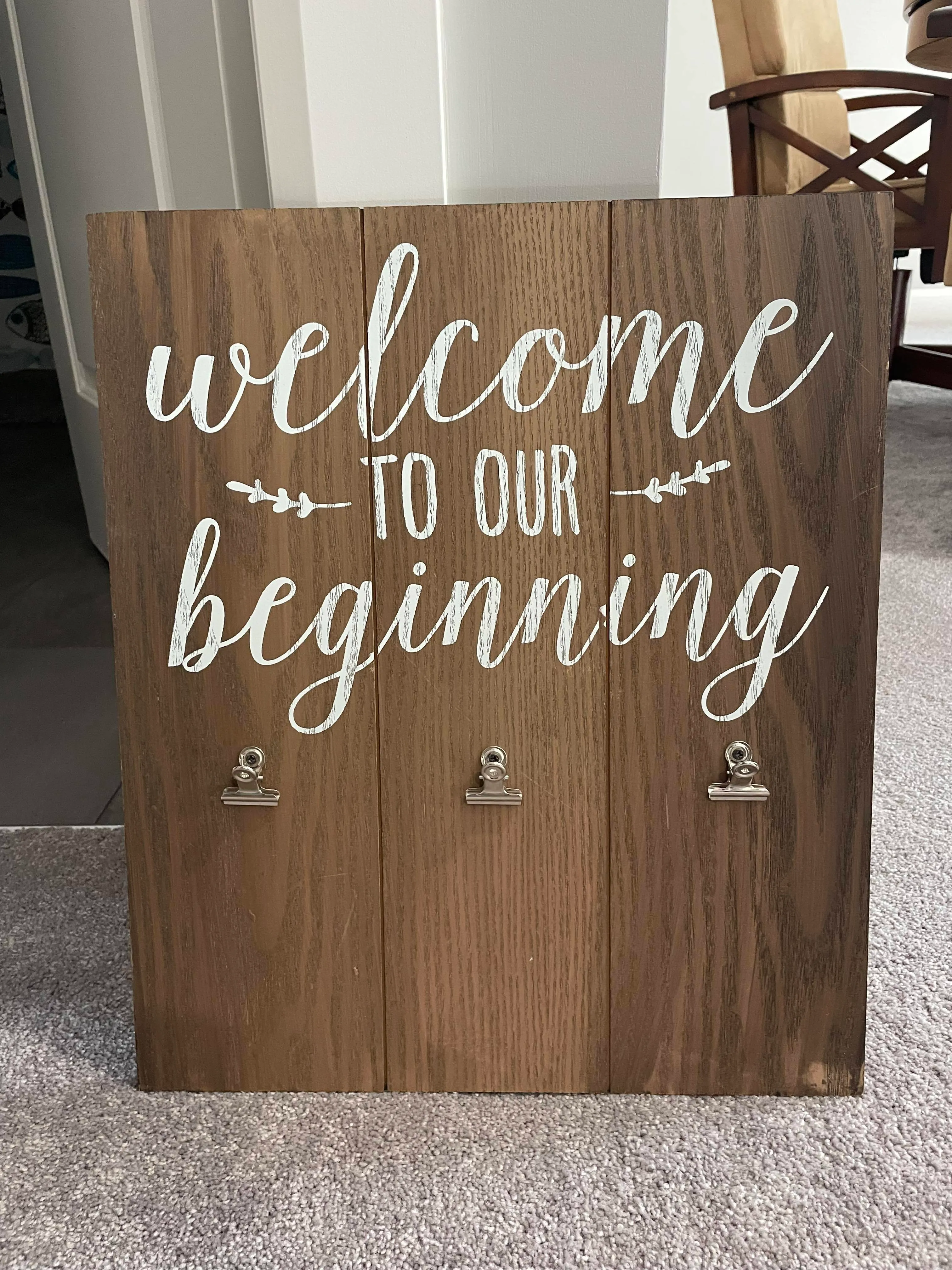 Welcome to Our Beginning Easel Board