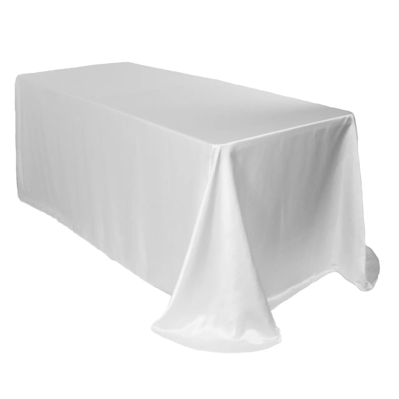 90x156 Inc white table cover