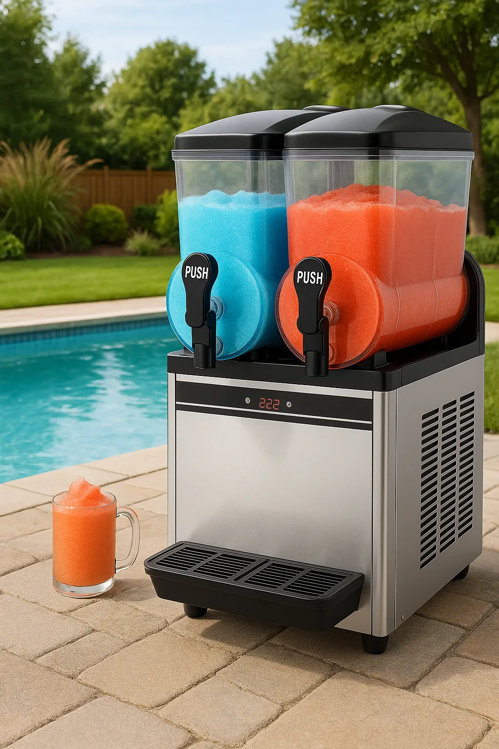 Family Friendly - Double Bowl 15L Frozen Drink & Slushie Machine Rental