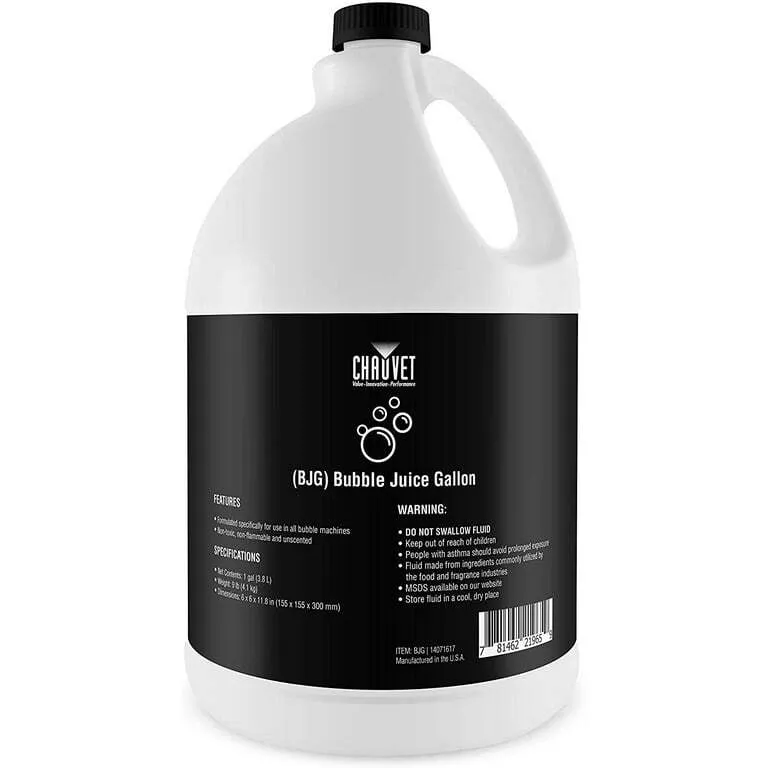Non-Toxic Non-Staining Bubble Machine Fluid, 30 ounce Bottle