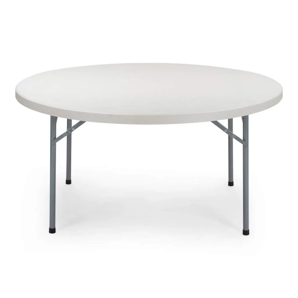 5' Round Banquet Table 60" Seating for 8 people
