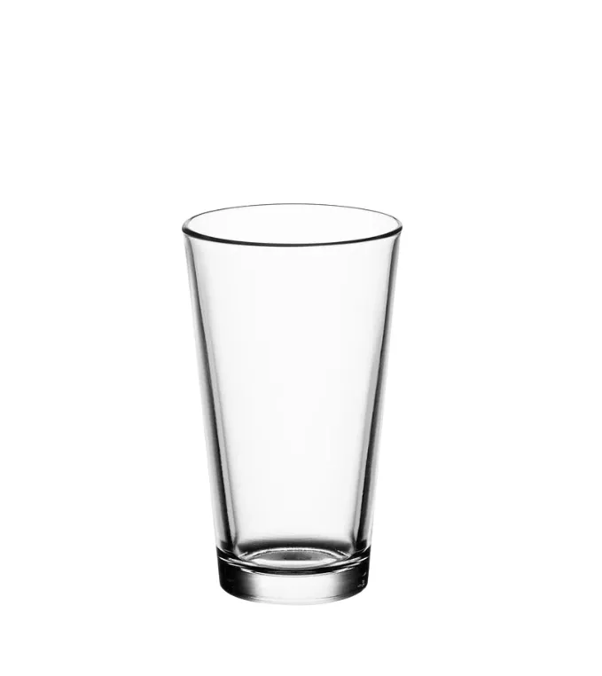 16oz Rim Tempered Pint Glass Lead Free 5 3/4" tall 