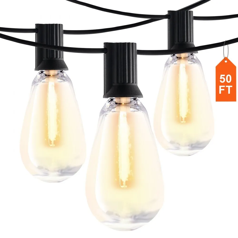50' strand of LED Yard Bistro White Lights