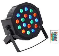 Black Rechargeable LED DMX DJ Wash Up-Lights $25.00 