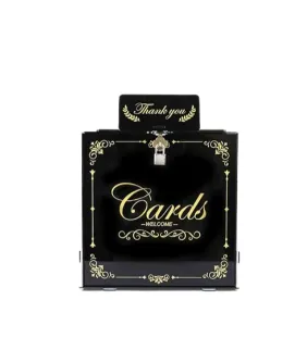 Black Acrylic - Memory Card or Gift Card Box
