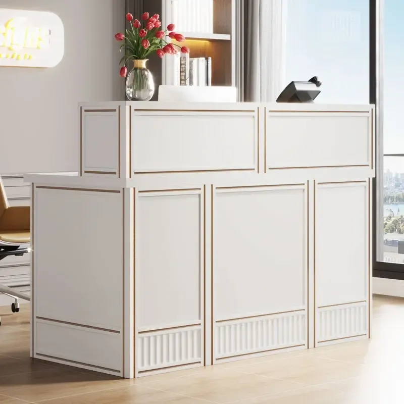 White & Gold Bar