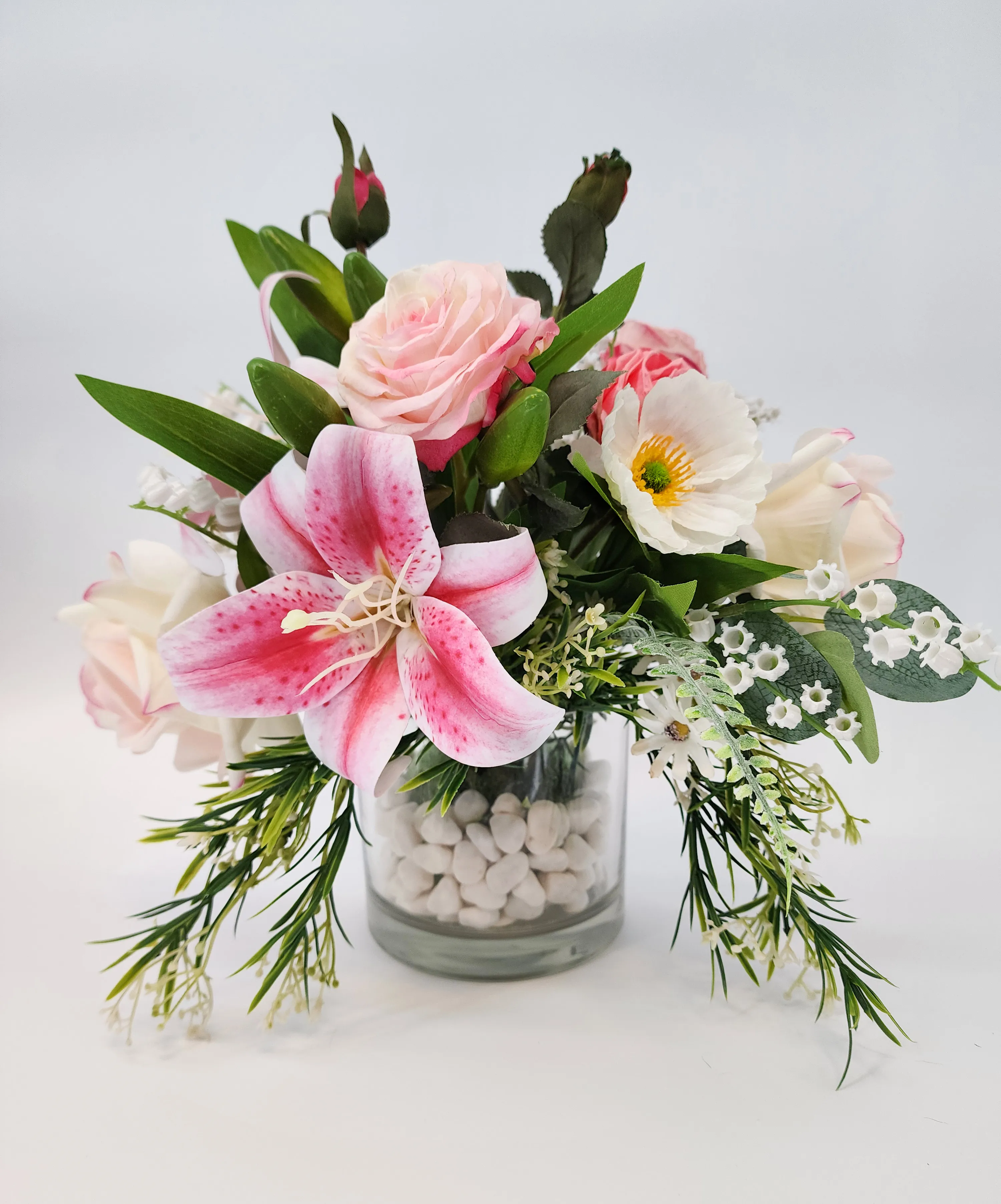 Standard Glass Round Vase - Centerpiece