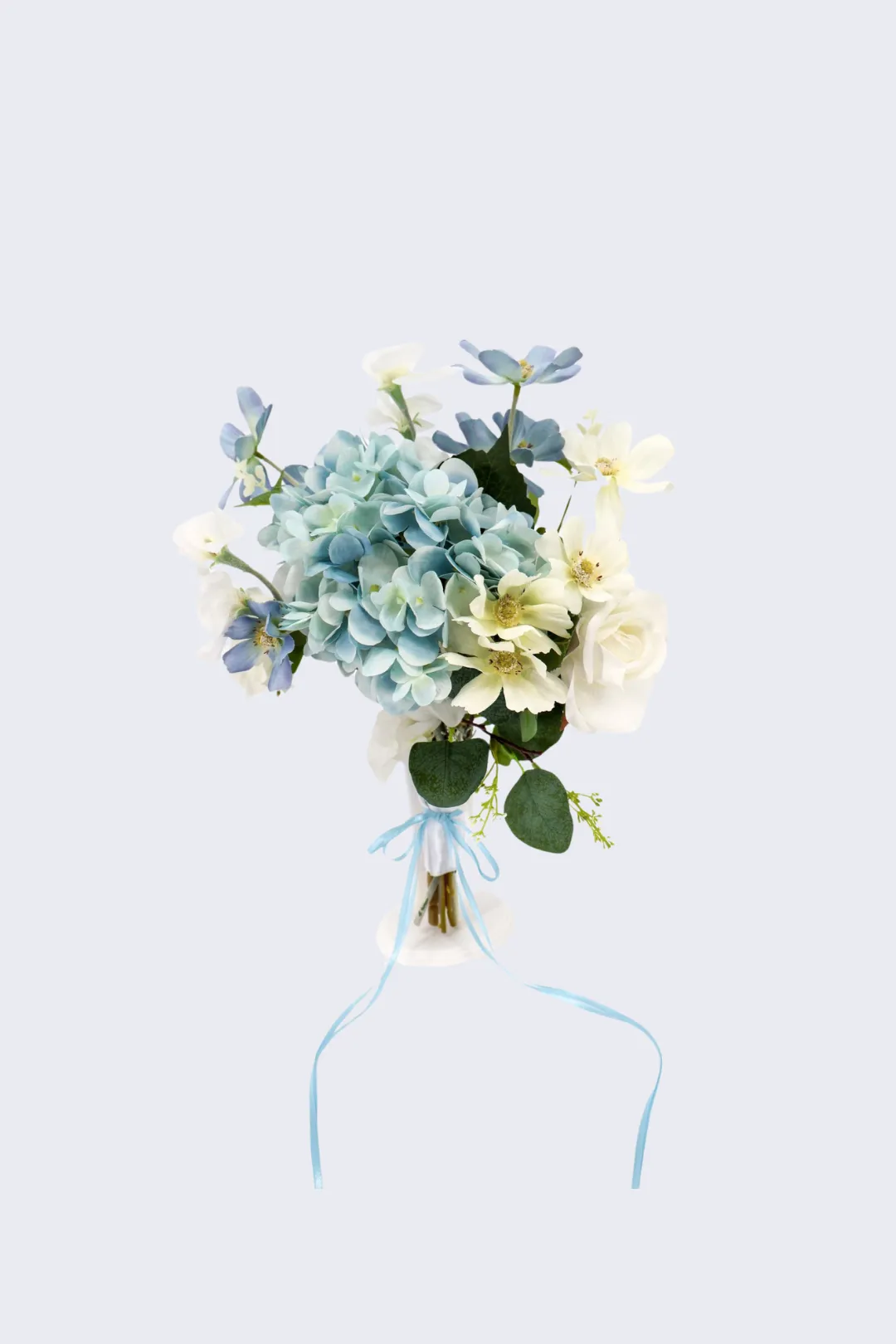 Dusty Blue Garden - Flower Girl Posy Bouquet