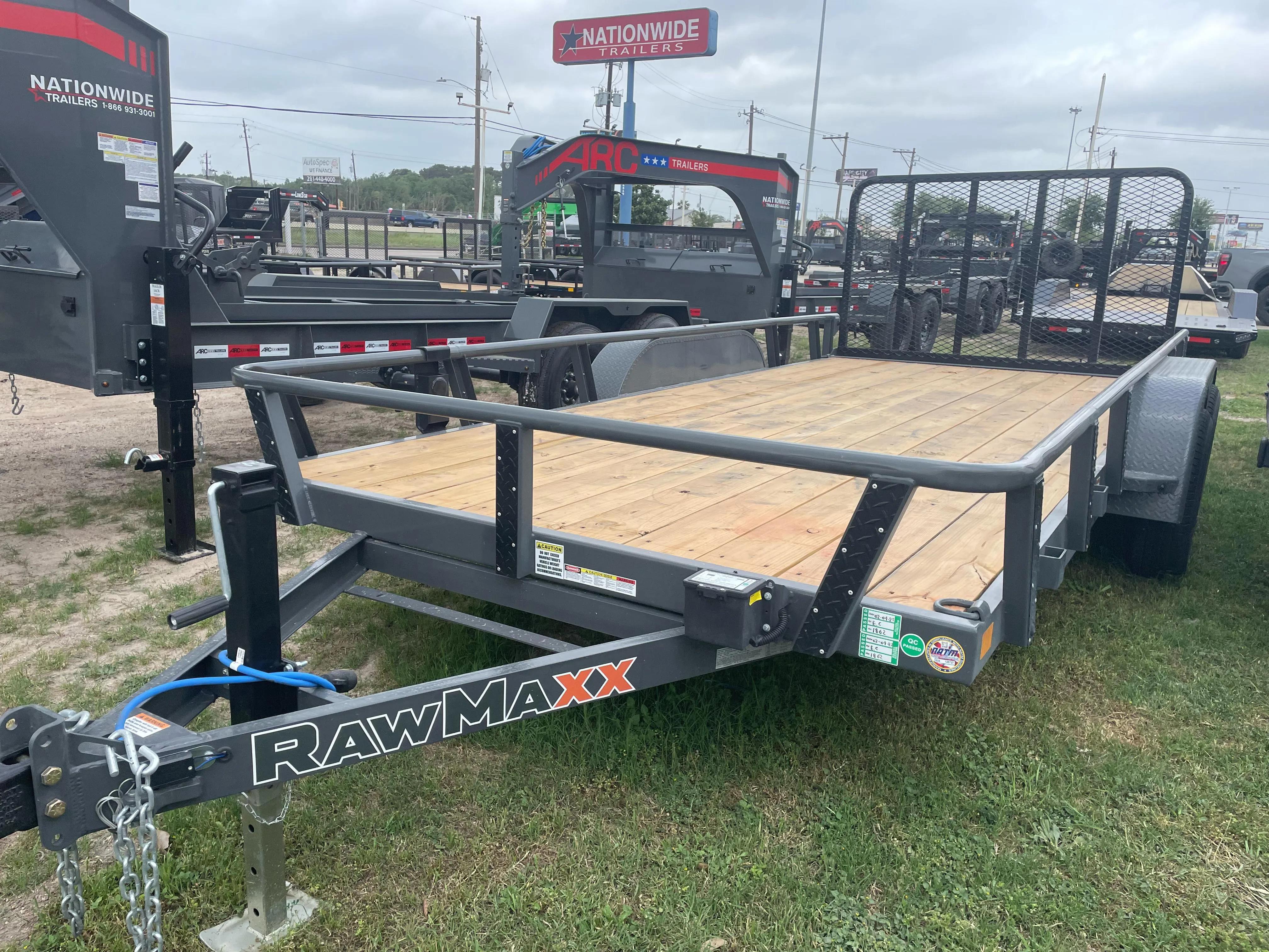 2025 RawMaxx UTX 16' x 83" Utility Trailer - Houston, Tx
