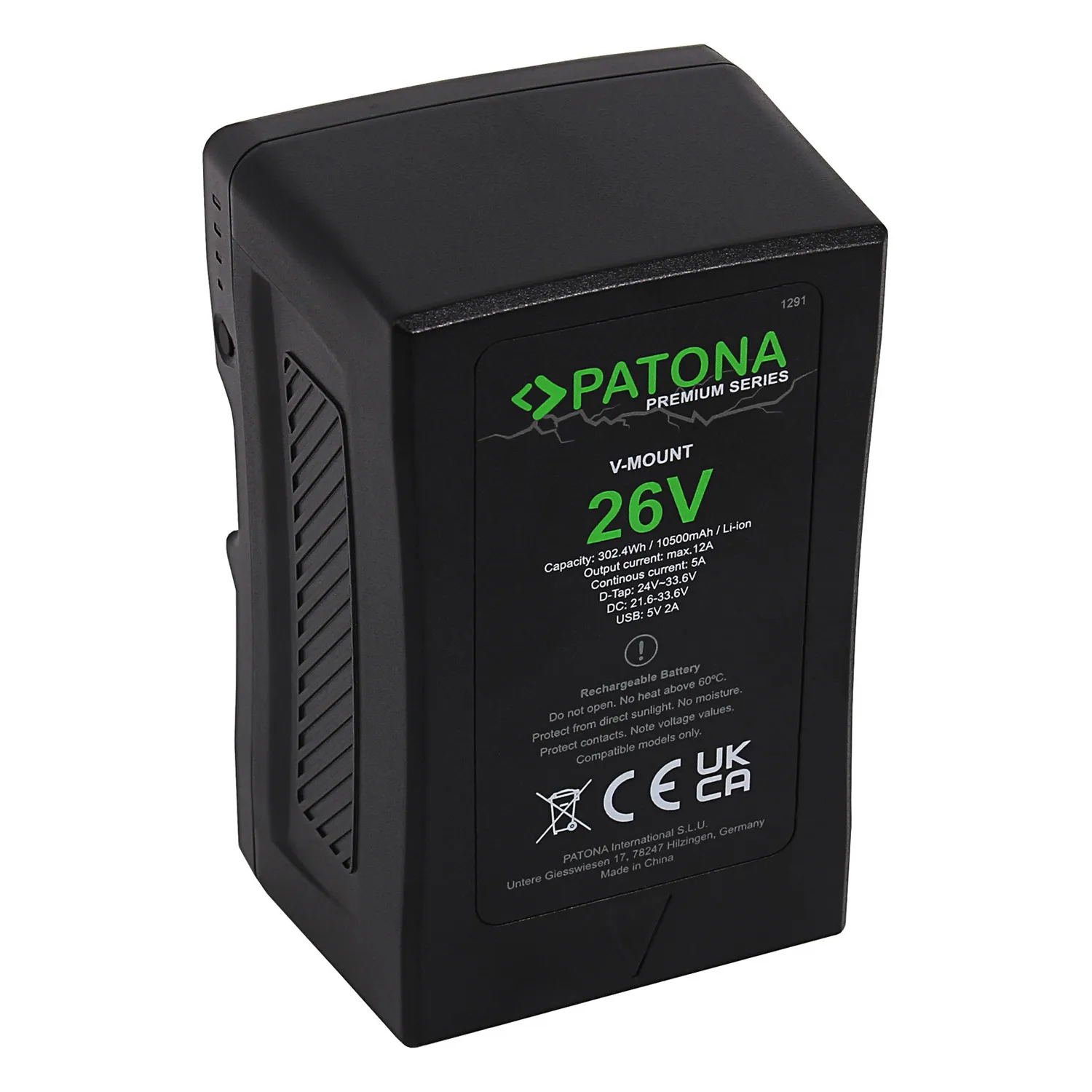 26V V-lock akku