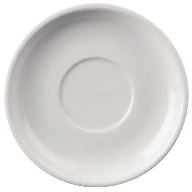White Coffee Cup Saucer