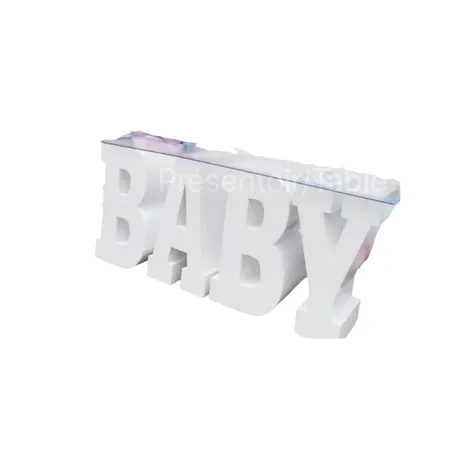 Table lettres BABY