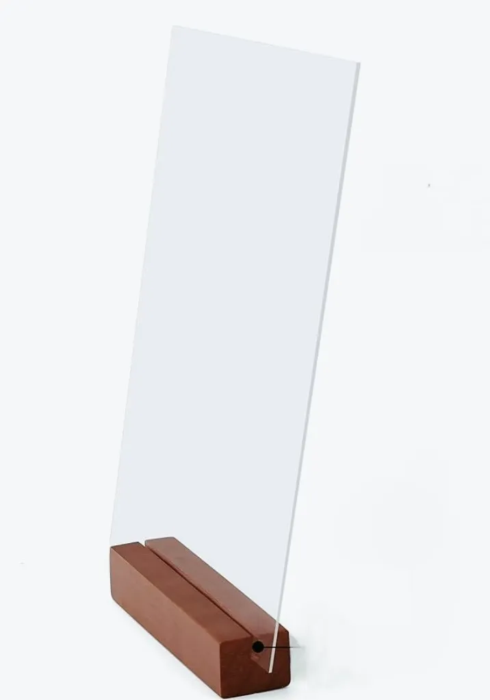 Wood Photo/Sign Holder