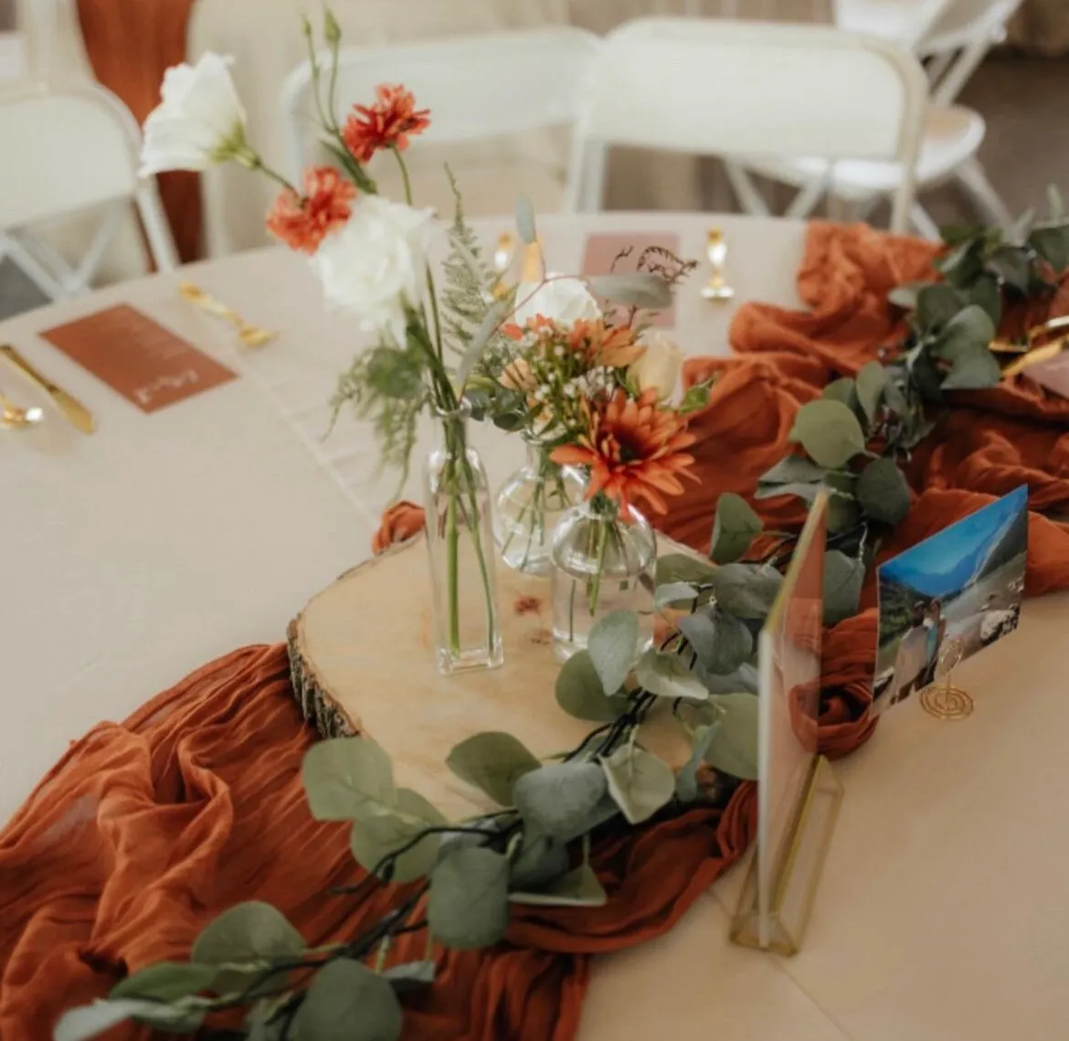 Terracotta Cheesecloth Runners - 13 ft.