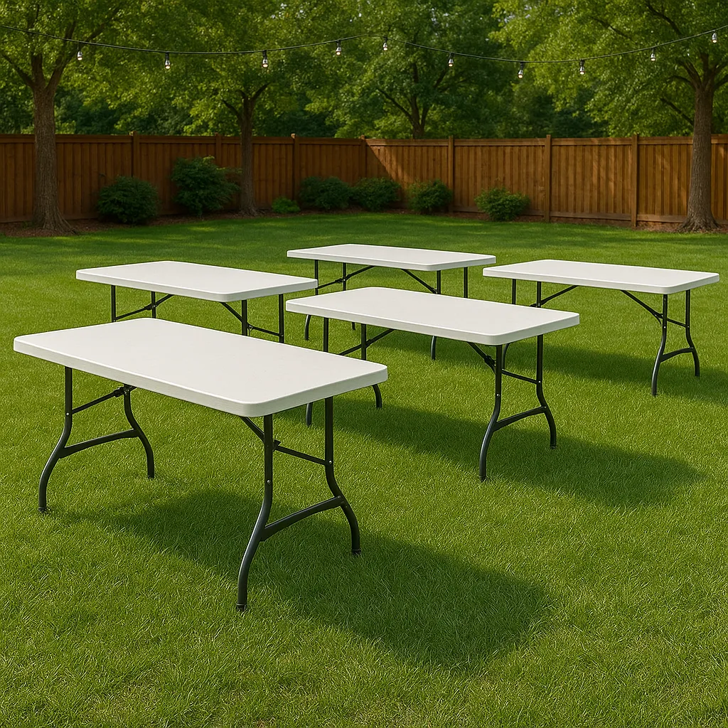 6ft Rectangle Plastic Table