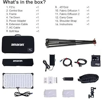Amaran F21c 2’x1’ Litemat Kit (V-Mount)